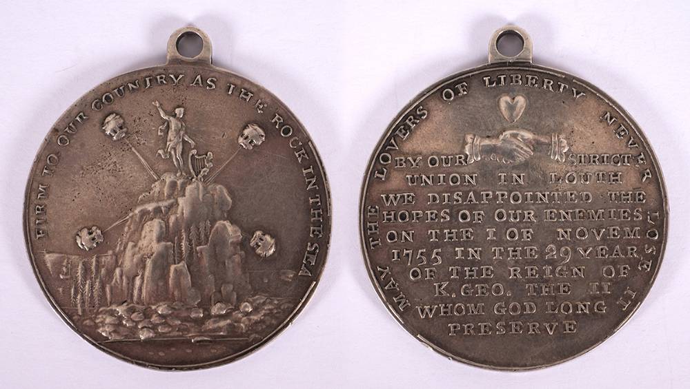 1755. The Louth Election medal. at Whyte's Auctions