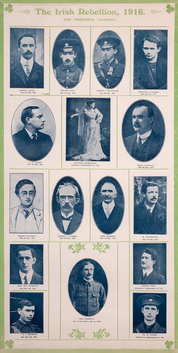 1916. The Irish Rebellion - The Prominent Leaders print. at Whyte's Auctions