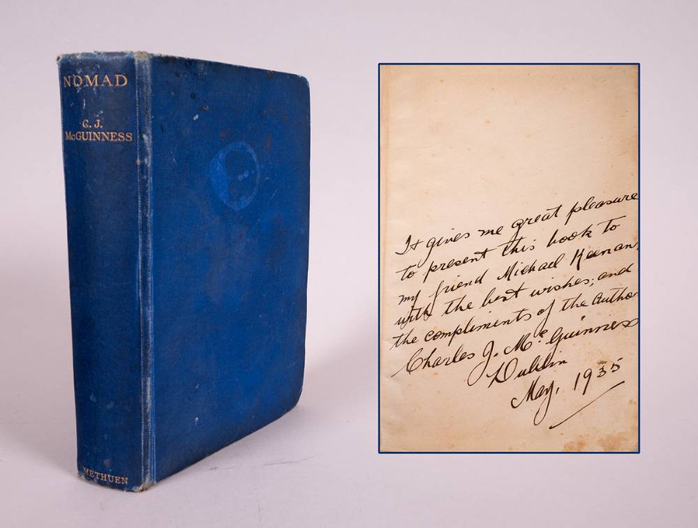 McGuinness, Charles John. Nomad, signed first edition. at Whyte's Auctions