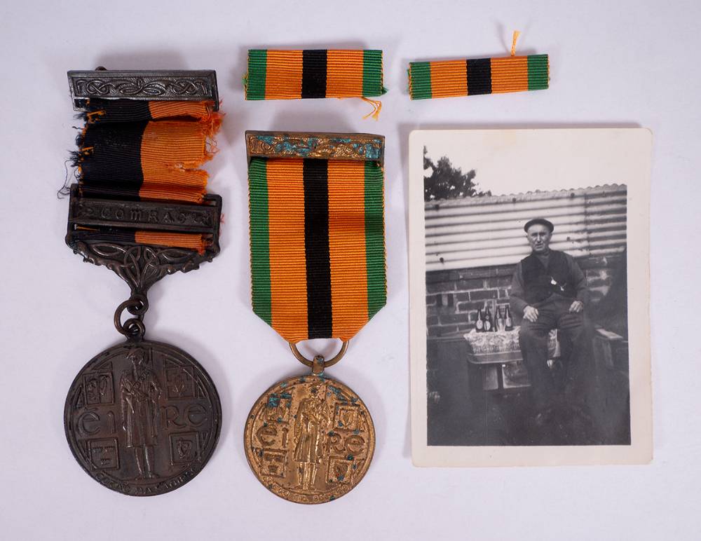 1917-21 War of Independence Service Medal with Comhrach clasp and 1971 Truce Anniversary 'Survivor' Medal to a Longford IRA Volunteer. at Whyte's Auctions
