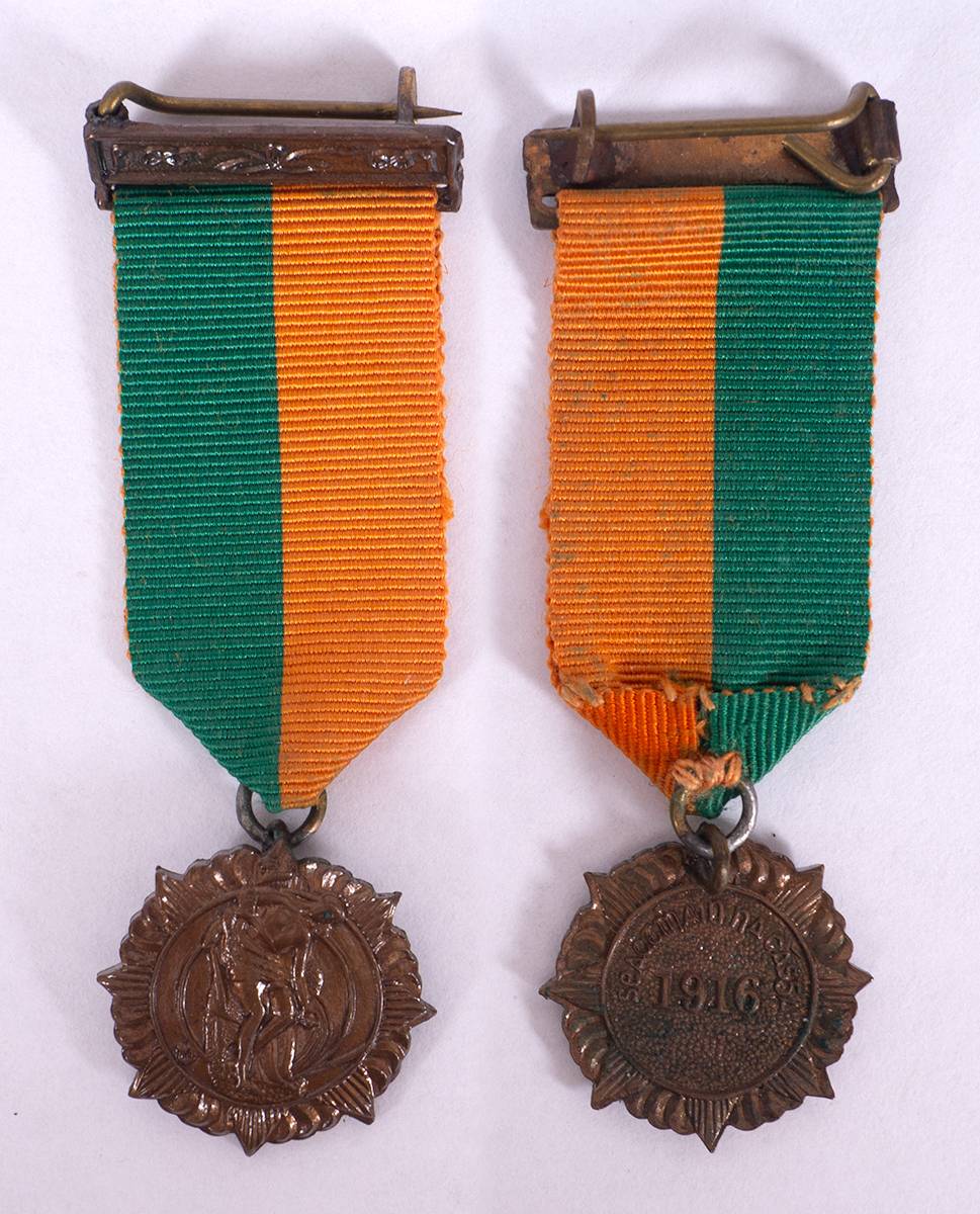 1916 Rising Service Medal - a very rare miniature. at Whyte's Auctions