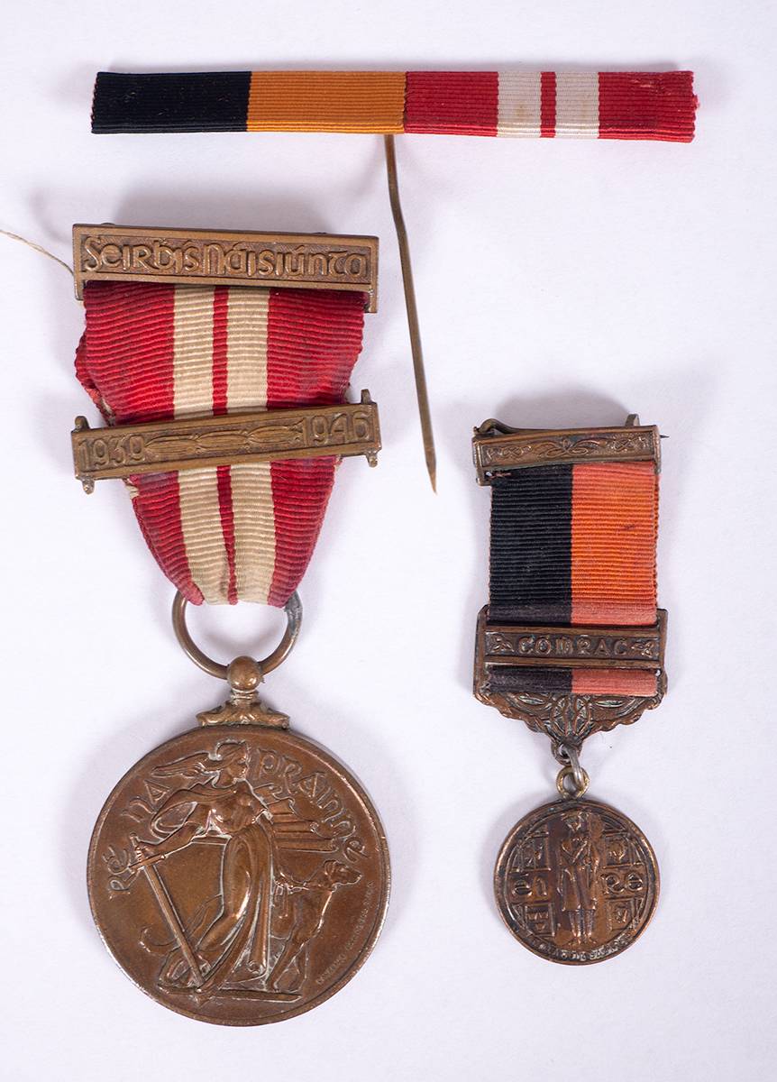 1917-1921 War of Independence miniature and 1939-1946 Emergency Service Medal (Defence Forces). at Whyte's Auctions