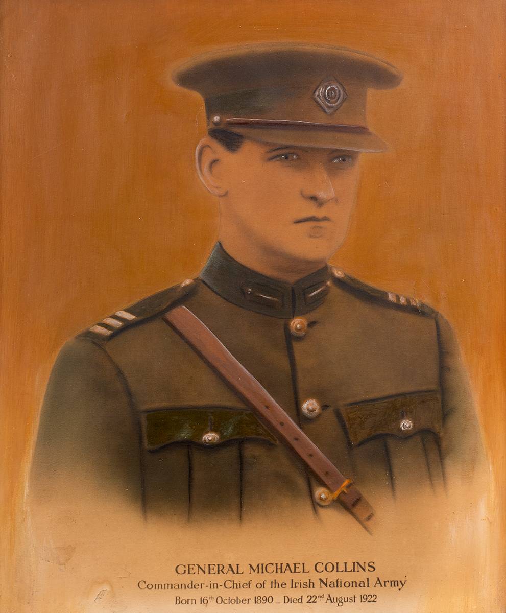 1922 Print of General Michael Collins in National Army uniform. at Whyte's Auctions