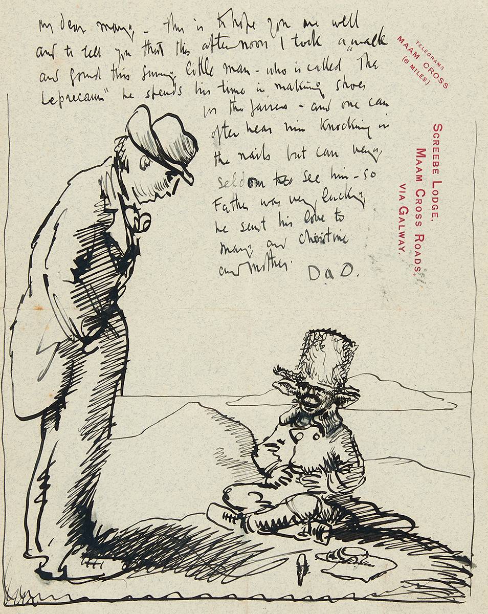THE LEPRECHAUN by Sir William Orpen KBE RA RI RHA (1878-1931) at Whyte's Auctions