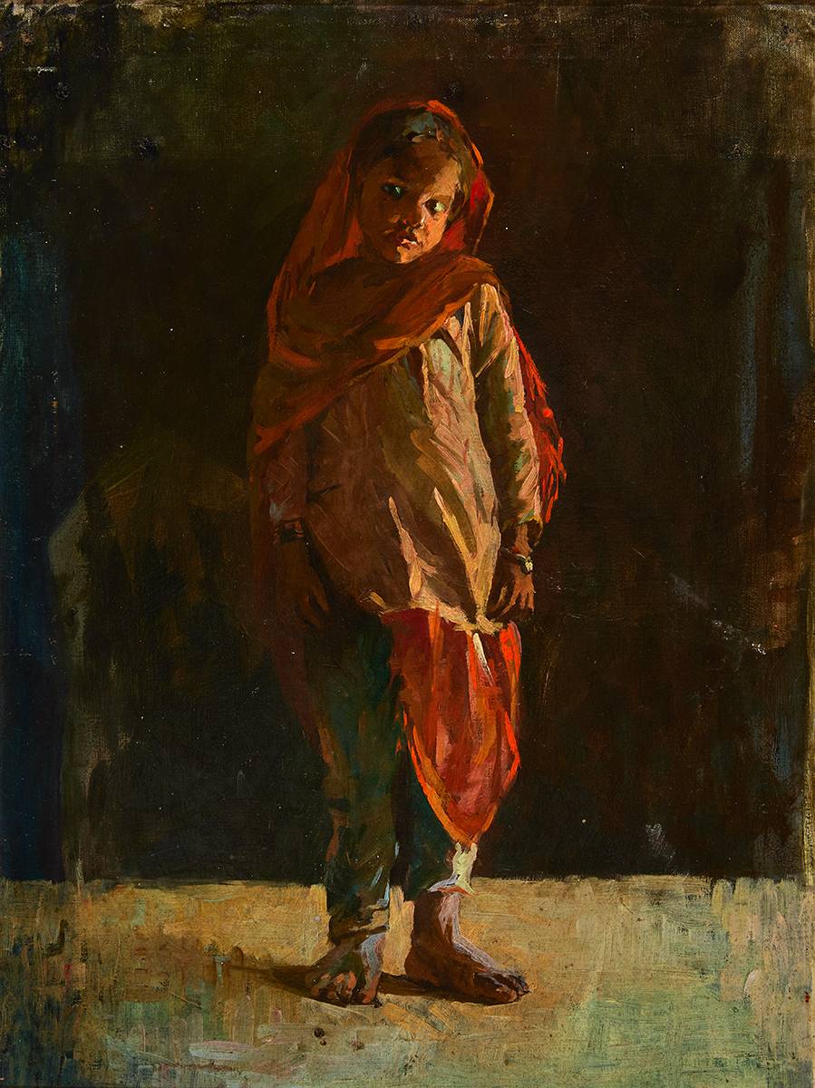 STUDY OF A CHILD (DEHLI) by Eileen Murray (ne Chester) (1885-1962) at Whyte's Auctions