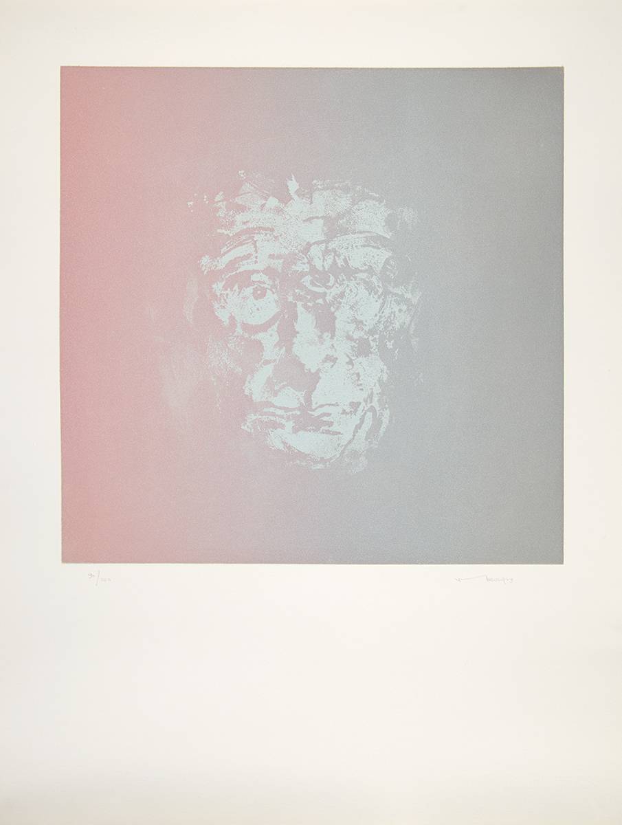 HEAD OF BECKETT by Louis le Brocquy HRHA (1916-2012) at Whyte's Auctions
