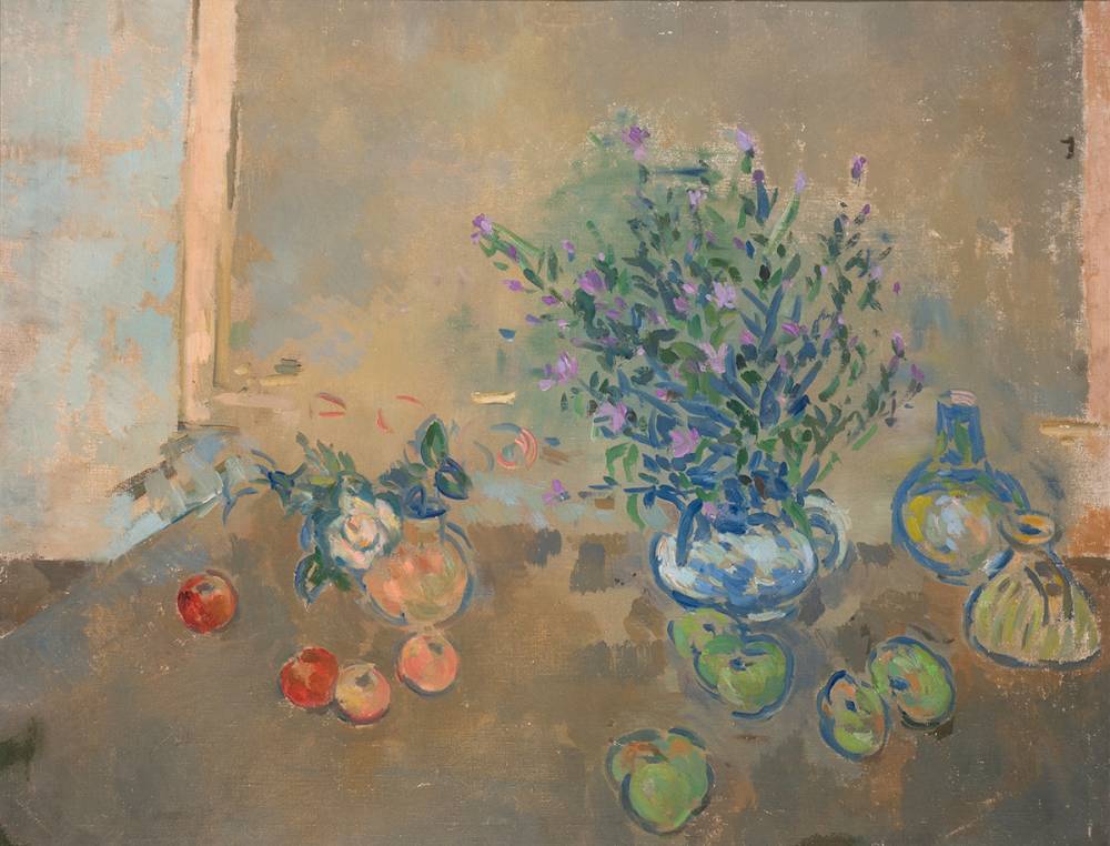 STILL LIFE WITH FRUIT AND FLOWERS by Stella Steyn (1907-1987) at Whyte's Auctions