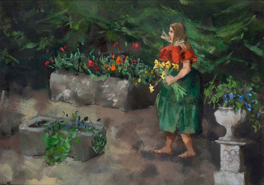 FLOWER TROUGHS by Sarah le Jeune (b.1955) at Whyte's Auctions