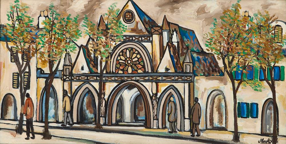SAINT GERMAIN L'AUXERROIS, SUMMER EVENING, c.1950 by Markey Robinson (1918-1999) at Whyte's Auctions