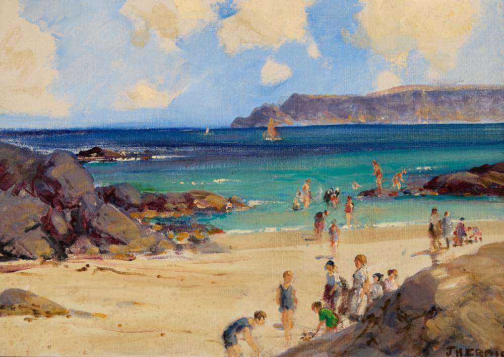 SANDS AT ROCKPORT, COUNTY ANTRIM by James Humbert Craig RHA RUA (1877-1944) at Whyte's Auctions