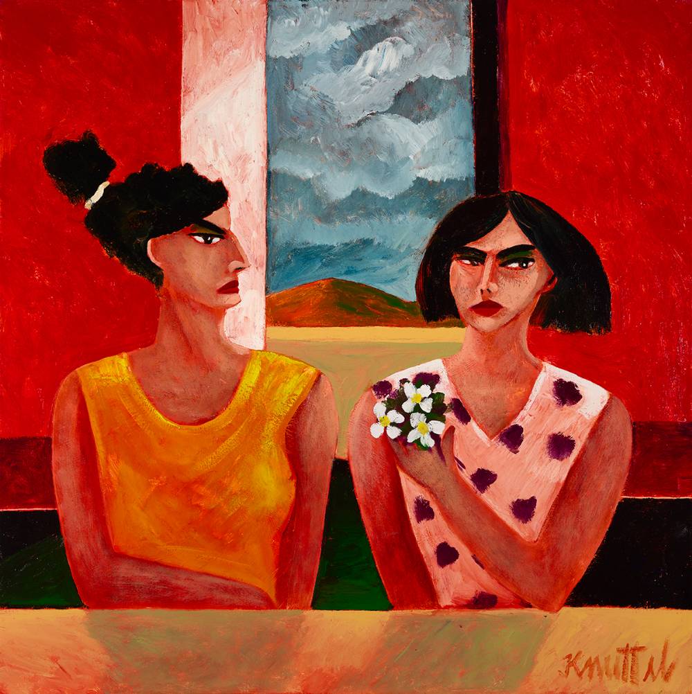 TWO WOMEN by Graham Knuttel sold for 3,200 at Whyte's Auctions