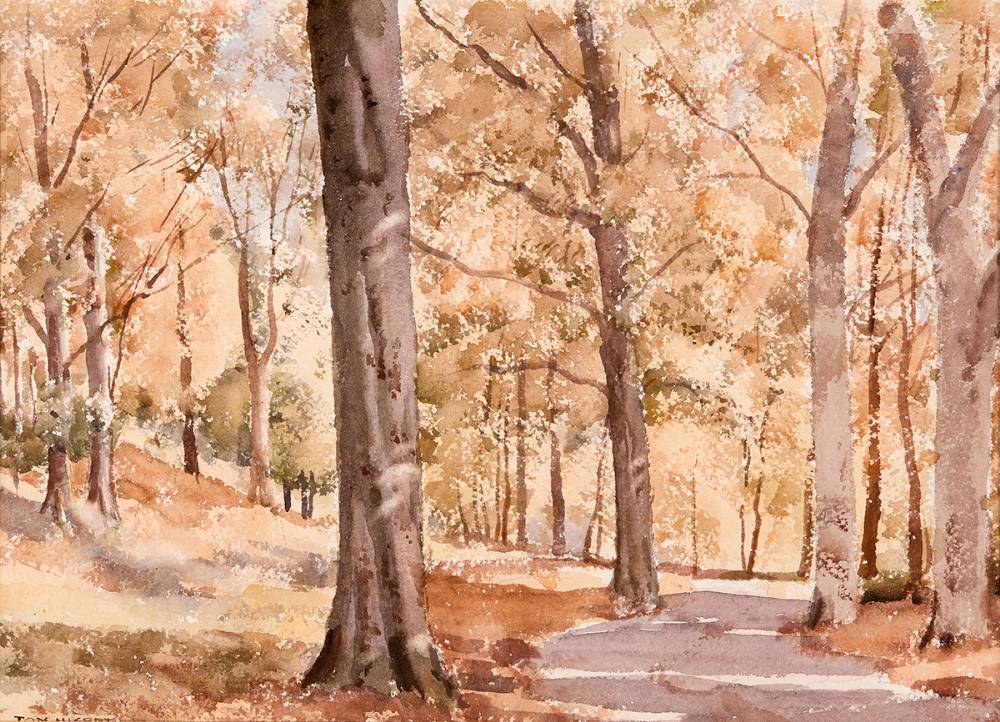 FOREST PATH by Tom Nisbet RHA (1909-2001) at Whyte's Auctions
