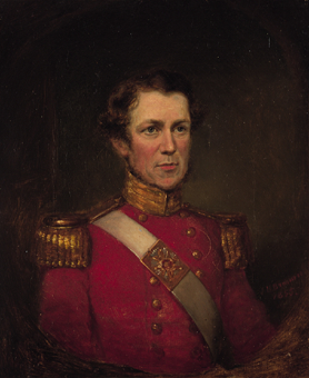 PORTRAIT OF AN OFFICER by James Butler Brenan RHA (1825-1889) at Whyte's Auctions