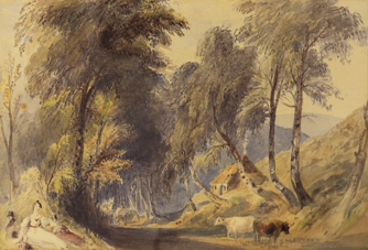 COUNTRY LANE by Henry O'Neill (1798-1880) at Whyte's Auctions