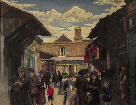 MOORE STREET 1938 by Fergus O'Ryan sold for �6,094 at Whyte's Auctions