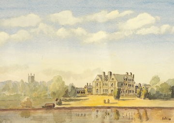 CASTLE LESLIE, COUNTRY MONAGHAN by John FitzMaurice Mills sold for 406 at Whyte's Auctions