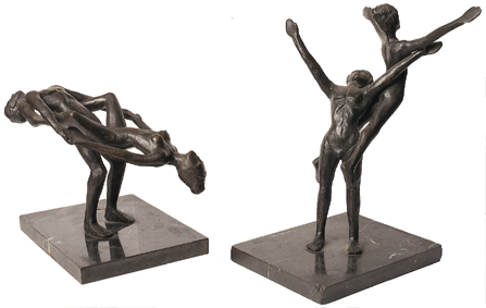 THE DANCERS and THE DANCERS II [A PAIR] by George Stephen Walsh (1911-1988) at Whyte's Auctions