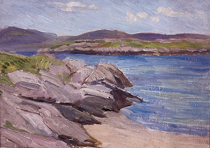 WEST COAST OF IRELAND COASTAL VIEW by Estella Frances Solomons sold for �1,397 at Whyte's Auctions