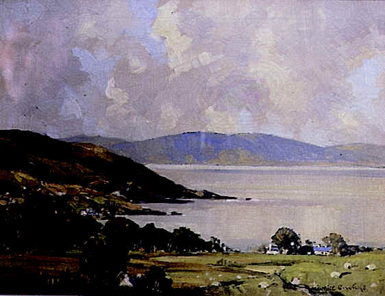 OVERLOOKING THE BAY  OVERLOOOKING THE BAY     OVERLOOKING THE BAY by Maurice Canning Wilks RUA ARHA (1910-1984) at Whyte's Auctions