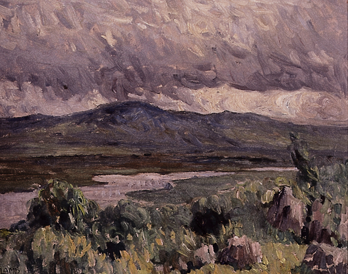 WESTERN LANDSCAPE by Charles Vincent Lamb RHA RUA (1893-1964) at Whyte's Auctions