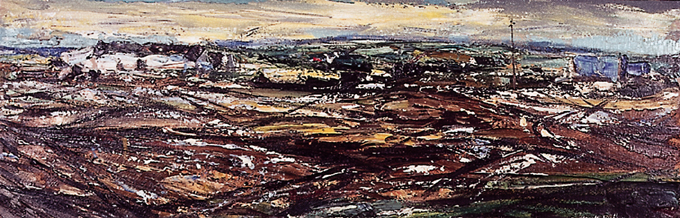 FIELD PATTERNS (SPRING PLOUGHING) by Kenneth Webb RWA FRSA RUA (b.1927) at Whyte's Auctions