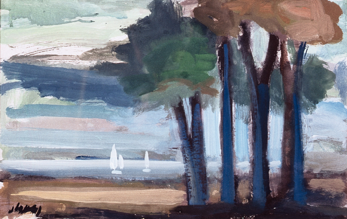 OVERLOOKING THE BAY by Markey Robinson (1918-1999) at Whyte's Auctions