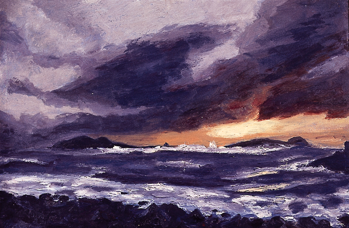 BLASKETS AT EVENING by Pat Langan  at Whyte's Auctions