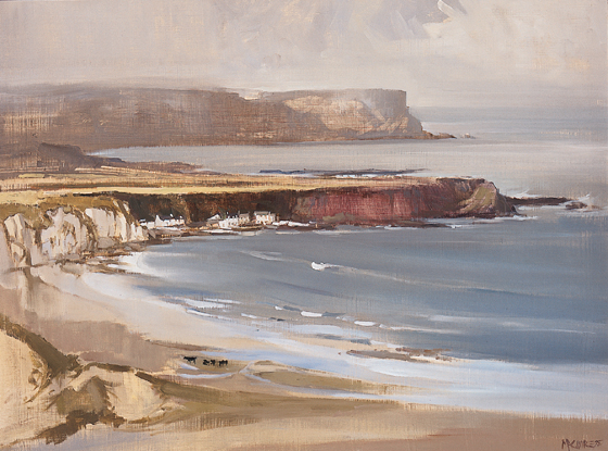 PORT BRADDON COUNTY ANTRIM by Cecil Maguire RHA RUA (1930-2020) at Whyte's Auctions