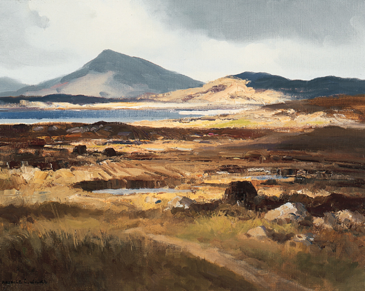 MUCKISH MOUNTAIN FROM GLAN DISTRICT, CO. DONEGAL by Maurice Canning Wilks RUA ARHA (1910-1984) at Whyte's Auctions
