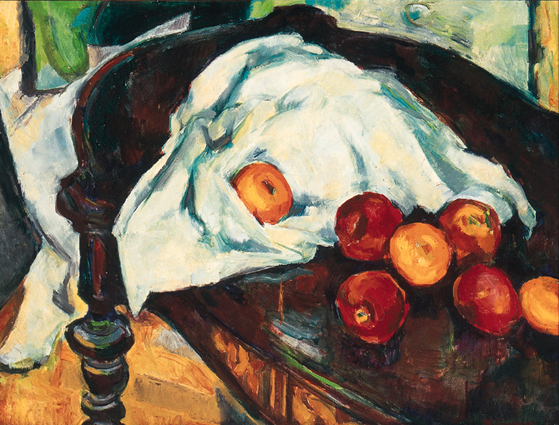 STILL LIFE WITH APPLES AND A WHITE CLOTH by May Guinness (1863-1955) at Whyte's Auctions