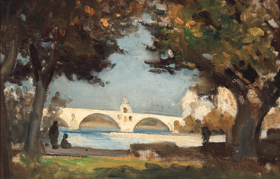 RIVER SEINE by William Crampton Gore RHA (1871-1946) at Whyte's Auctions