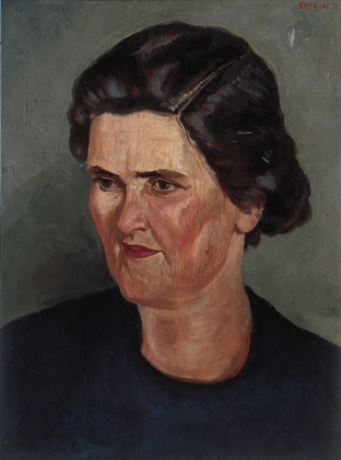 PORTRAIT OF A WOMAN by Harry Kernoff RHA (1900-1974) at Whyte's Auctions