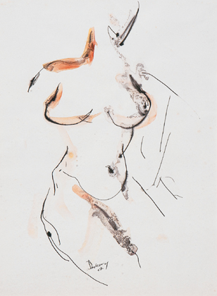 FEMALE NUDE TORSO by J. P. Donleavy sold for 1,244 at Whyte's Auctions