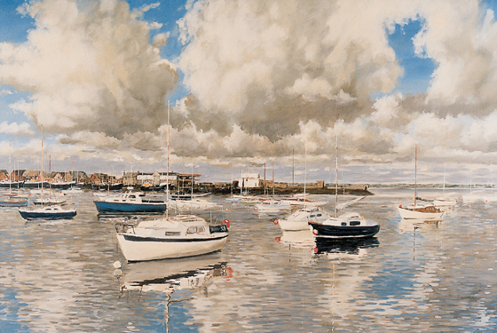 WEST PIER HOWTH by John Kirwan (b.1956) at Whyte's Auctions