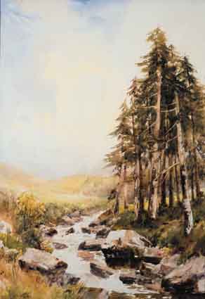 MOUNTAIN STREAM AT SILKSTONE by William Bingham McGuinness RHA (1849-1928) at Whyte's Auctions