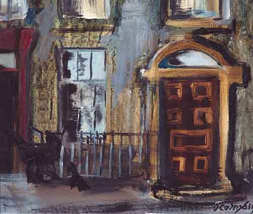 OLD DOORWAY by S�amus � Colm�in (1925-1990) at Whyte's Auctions