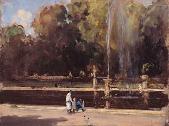 THE LUXEMBOURG GARDENS, PARIS by James Humbert Craig sold for �24,124 at Whyte's Auctions