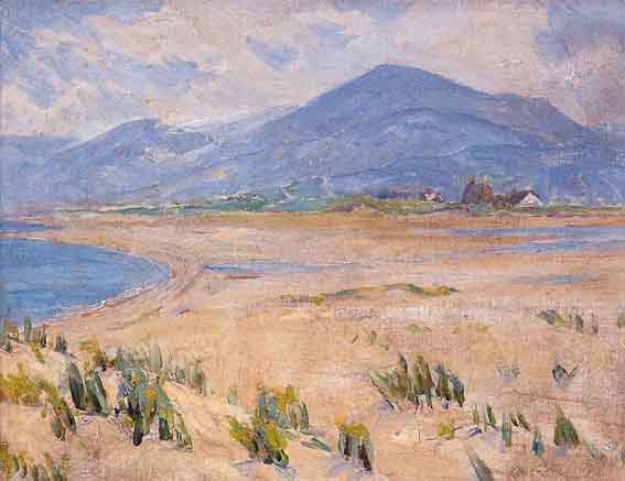 BEACH SCENE, WEST OF IRELAND by Estella Frances Solomons HRHA (1882-1968) at Whyte's Auctions