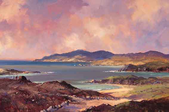 ON THE KERRY COAST by George K. Gillespie RUA (1924-1995) at Whyte's Auctions