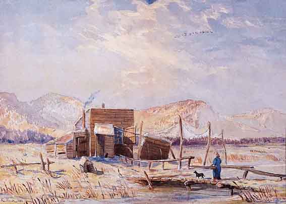 THE OLD HUT IN JUNE, COUNTY WICKLOW by John Faulkner RHA (1835-1894) at Whyte's Auctions