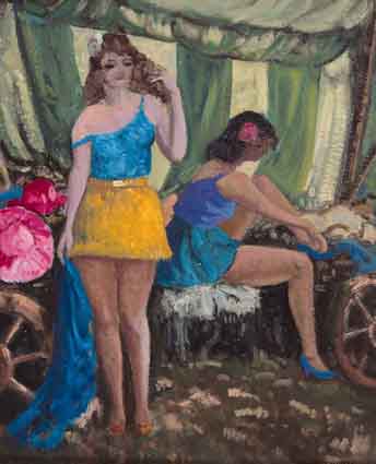 CIRCUS LADIES by Patrick Leonard sold for �3,682 at Whyte's Auctions