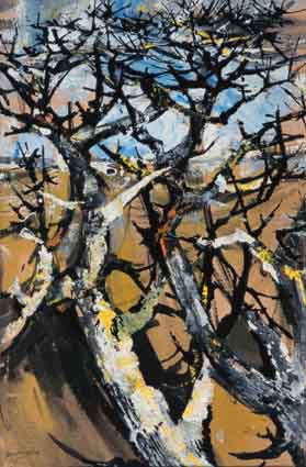 LANDSCAPE WITH THORN by Kenneth Webb RWA FRSA RUA (b.1927) at Whyte's Auctions