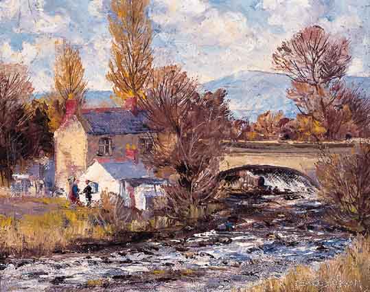 THE DODDER AT MILLTOWN by Fergus O'Ryan sold for �3,047 at Whyte's Auctions
