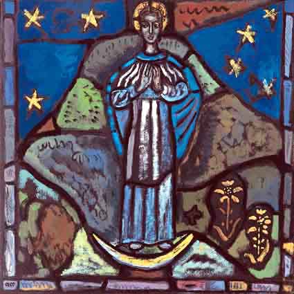OUR LADY OF THE HILL by Evie Hone sold for 2,285 at Whyte's Auctions