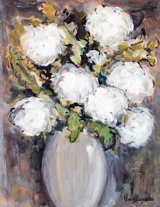 WHITE HYDRANGEA by Gladys Maccabe MBE HRUA ROI FRSA (1918-2018) at Whyte's Auctions