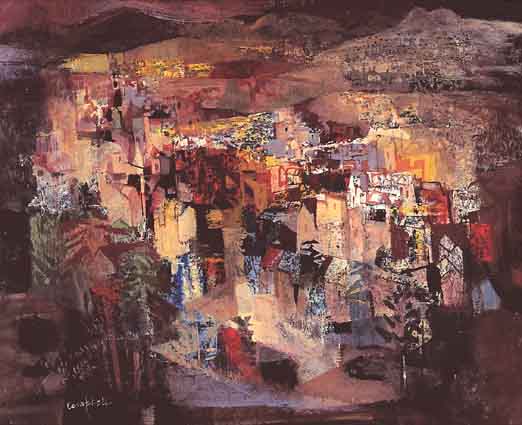 MALAGA by George Campbell sold for 6,983 at Whyte's Auctions