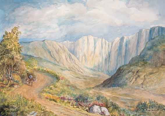 THE GLEN DUNLEWY, DONEGAL by Joseph William Carey RUA (1859-1937) at Whyte's Auctions