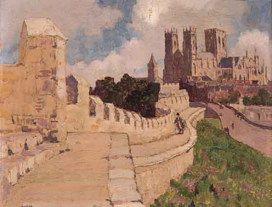 YORK MINSTER CATHEDRAL by Letitia Marion Hamilton RHA (1878-1964) at Whyte's Auctions