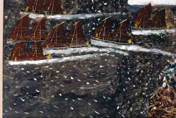 SCOTCH LUGGERS PASSING TORMORE IN THE EVENING by James Dixon sold for �4,697 at Whyte's Auctions