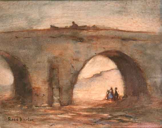 THE OLD STONE BRIDGE by Rose Mary Barton RWS (1856-1929) at Whyte's Auctions